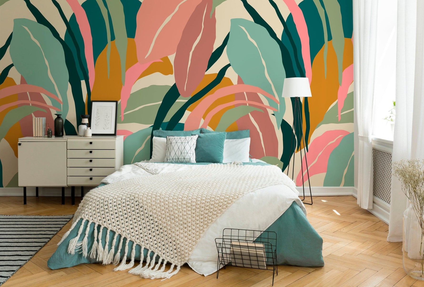 Tropical Foliage Wallpaper - B634 - WallTrend