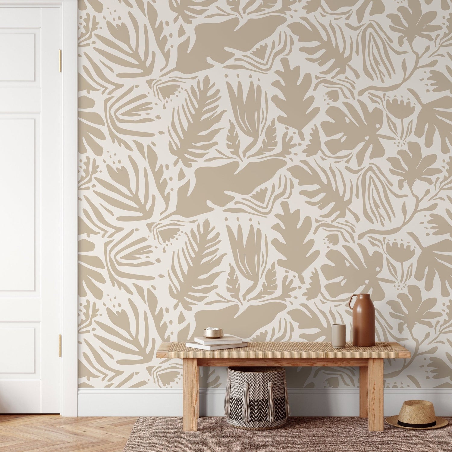 Tropical Foliage Wallpaper - D665 - WallTrend