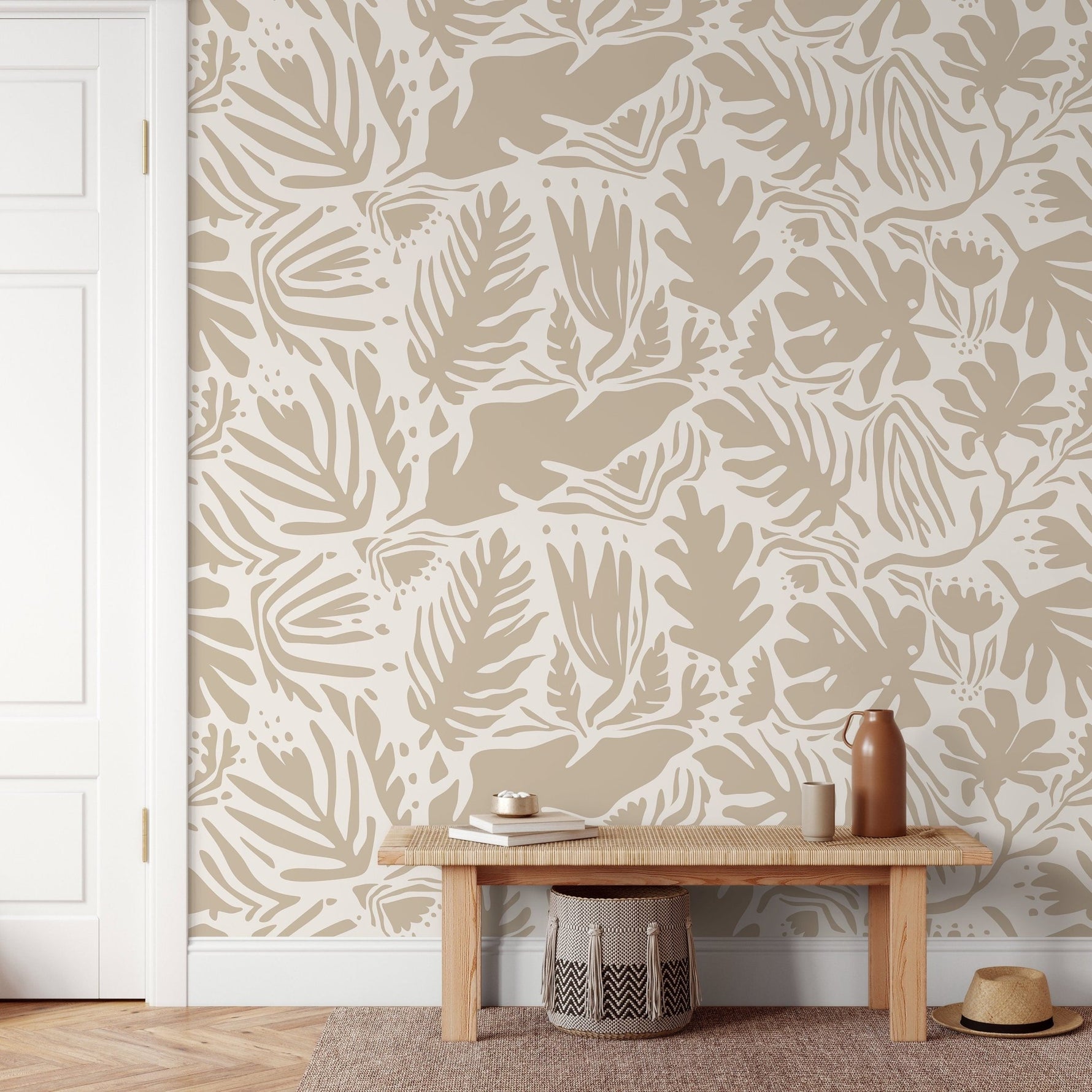 Tropical Foliage Wallpaper - D665 - WallTrend