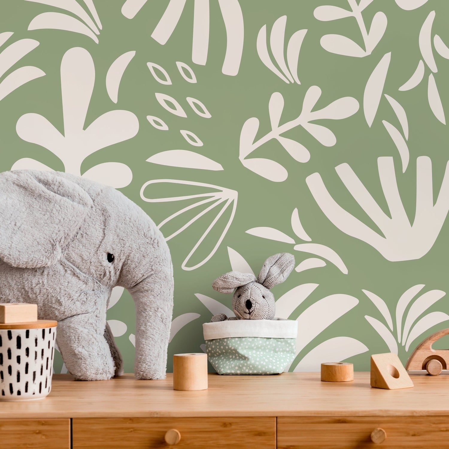 Tropical Foliage Wallpaper - D676 - WallTrend