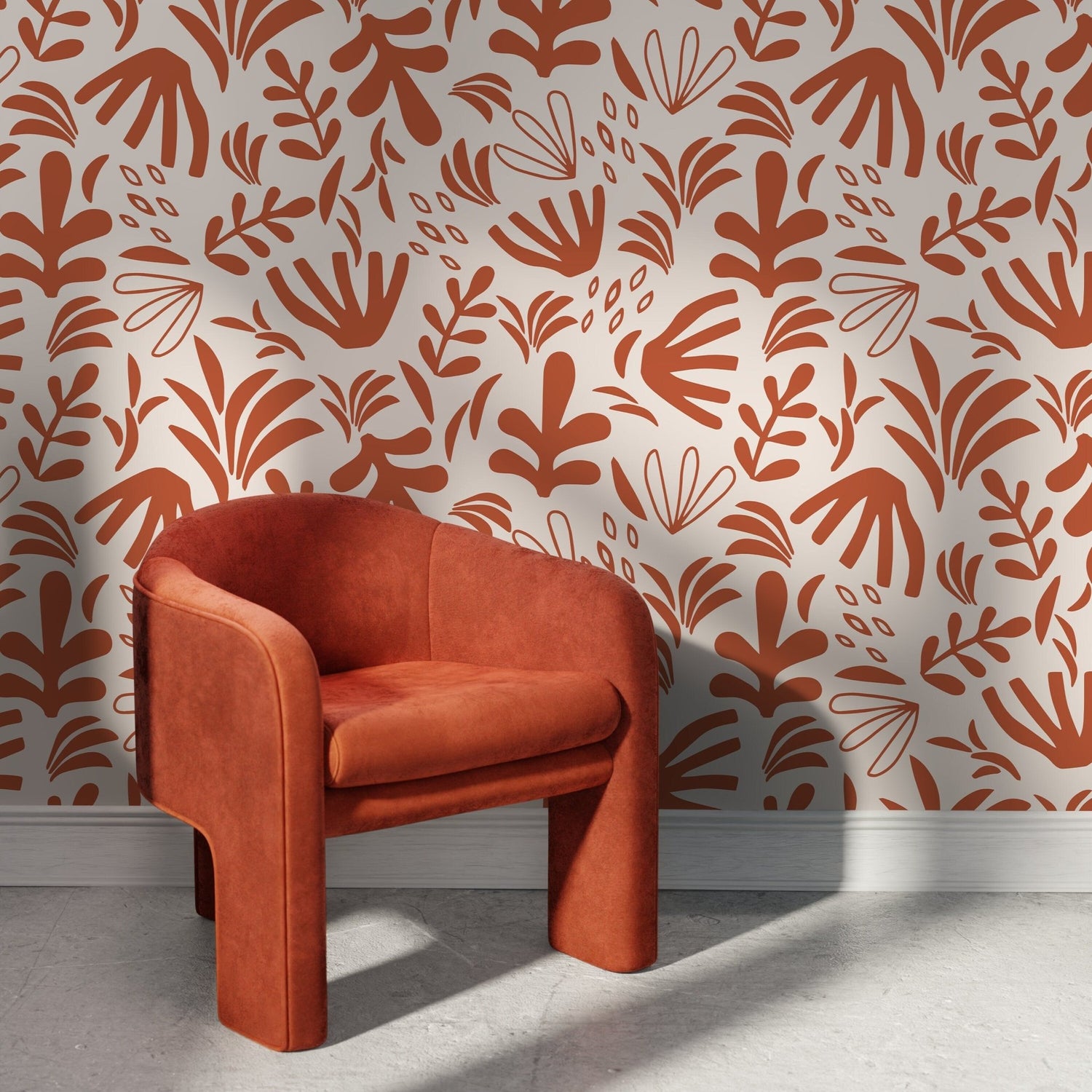 Tropical Foliage Wallpaper - D677 - WallTrend