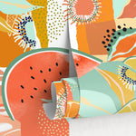 Tropical Fruit Fiesta Wallpaper - C456 - WallTrend