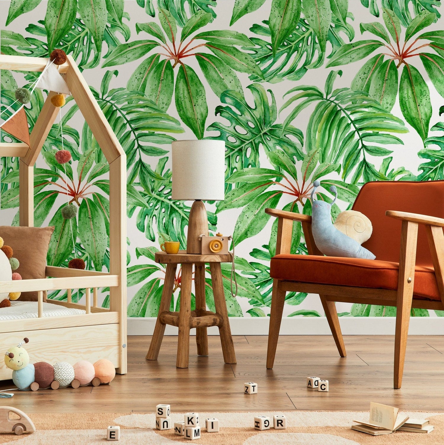 Tropical Greenery Wallpaper - A244 - WallTrend