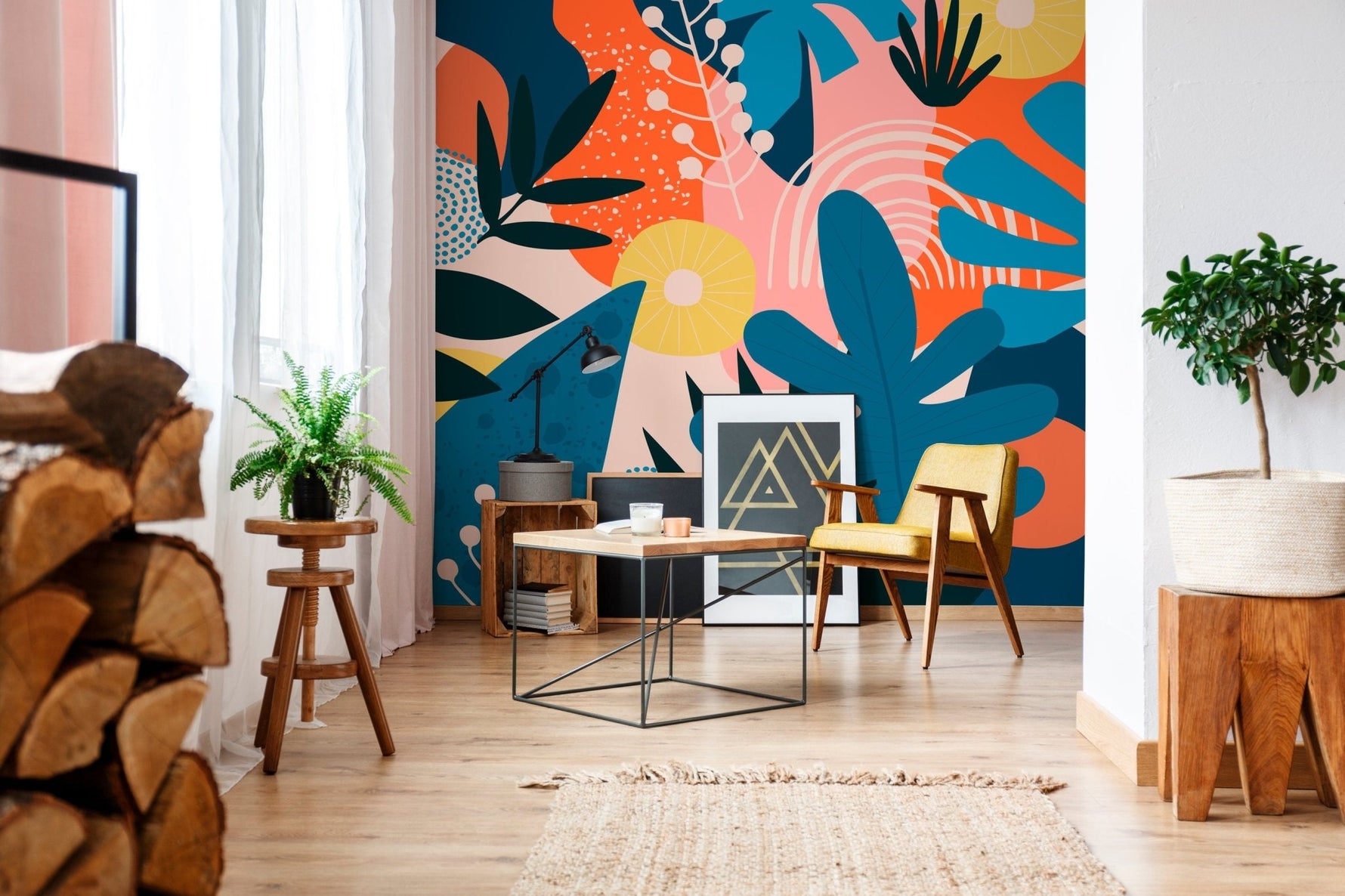 Tropical Harmony Wallpaper - C085 - WallTrend