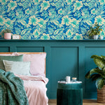 Tropical Hibiscus Bloom Wallpaper - A971 - WallTrend
