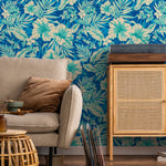 Tropical Hibiscus Bloom Wallpaper - A971 - WallTrend