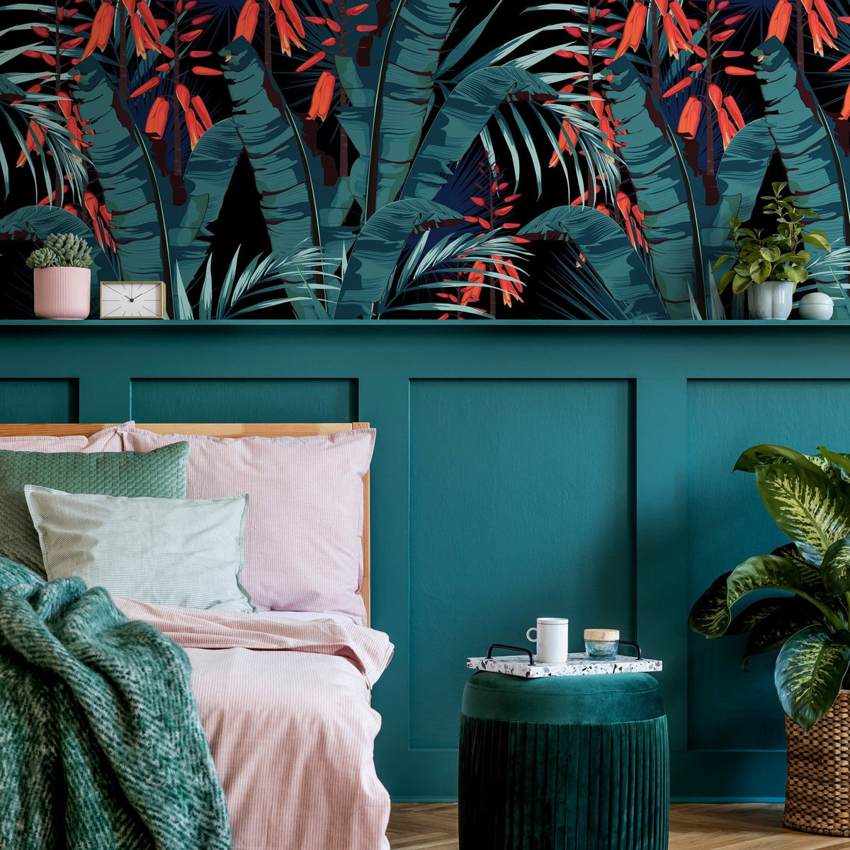 Tropical Jungle Escape Wallpaper - B143 - WallTrend
