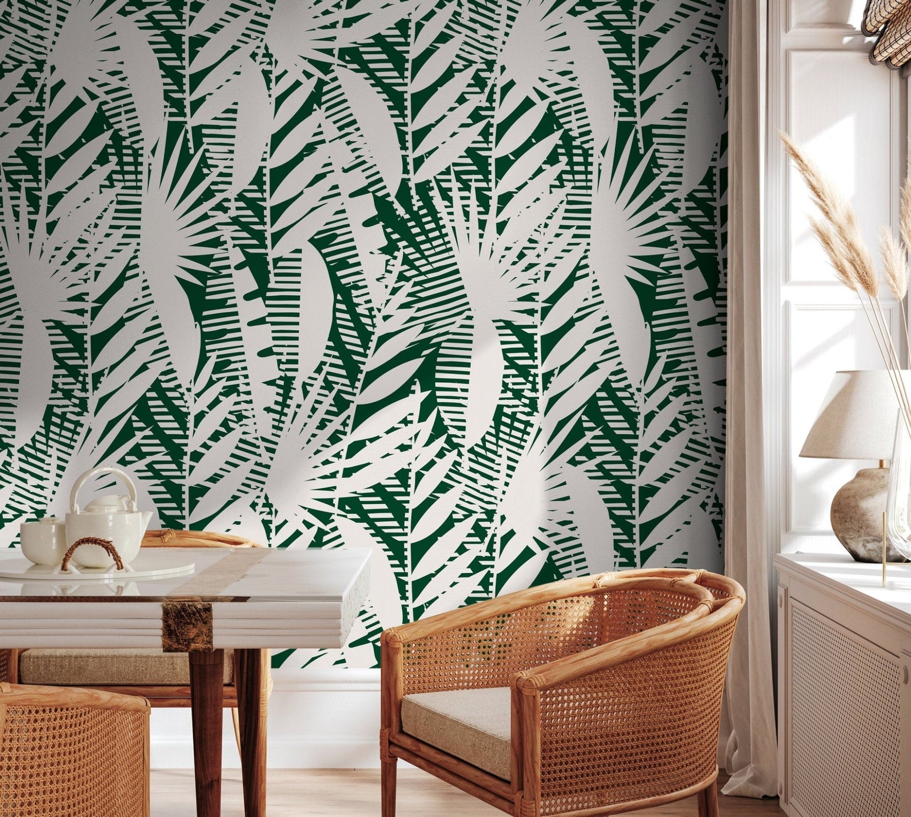 Tropical Jungle Foliage Wallpaper - C401 - WallTrend