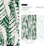 Tropical Jungle Foliage Wallpaper - C401 - WallTrend