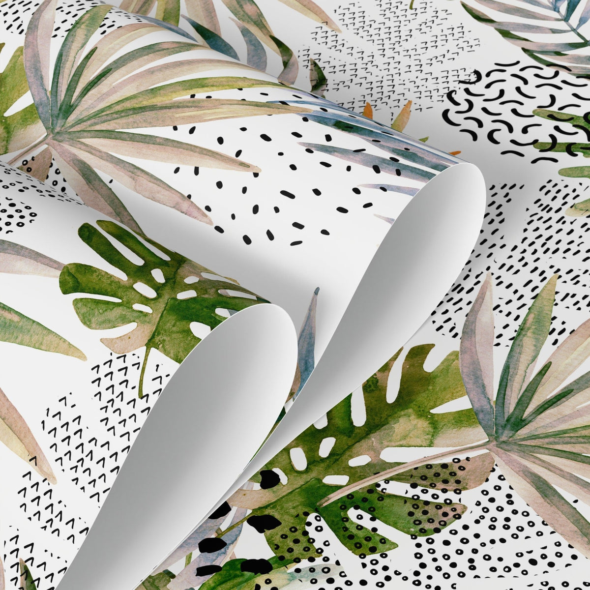 Tropical Jungle Harmony Wallpaper - B002 - WallTrend