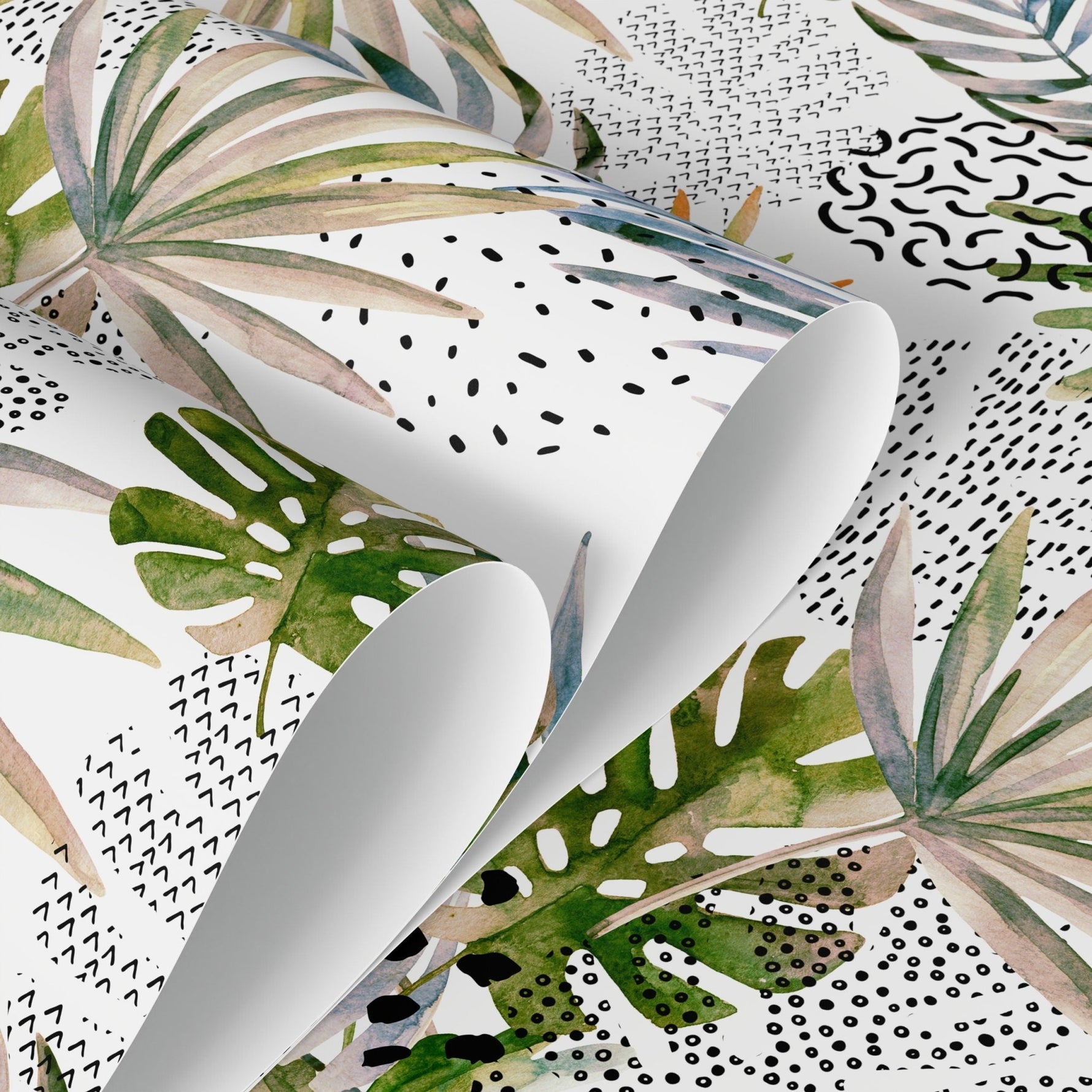 Tropical Jungle Harmony Wallpaper - B002 - WallTrend