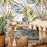 Tropical Jungle Harmony Wallpaper - B002 - WallTrend