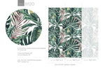 Tropical Jungle Leaves Wallpaper - B120 - WallTrend