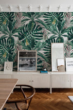Tropical Jungle Leaves Wallpaper - B120 - WallTrend