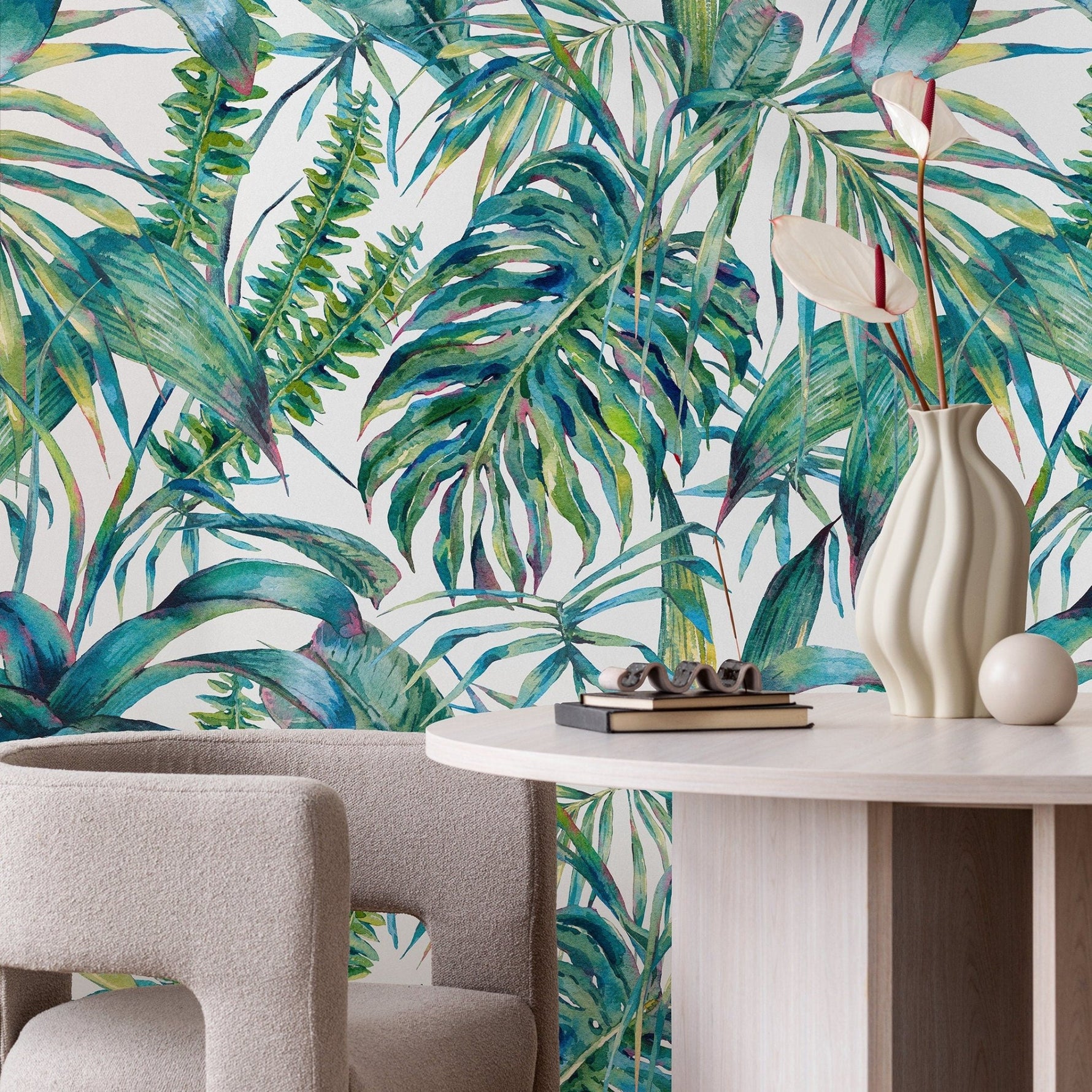 Tropical Jungle Paradise Wallpaper - A285 - WallTrend