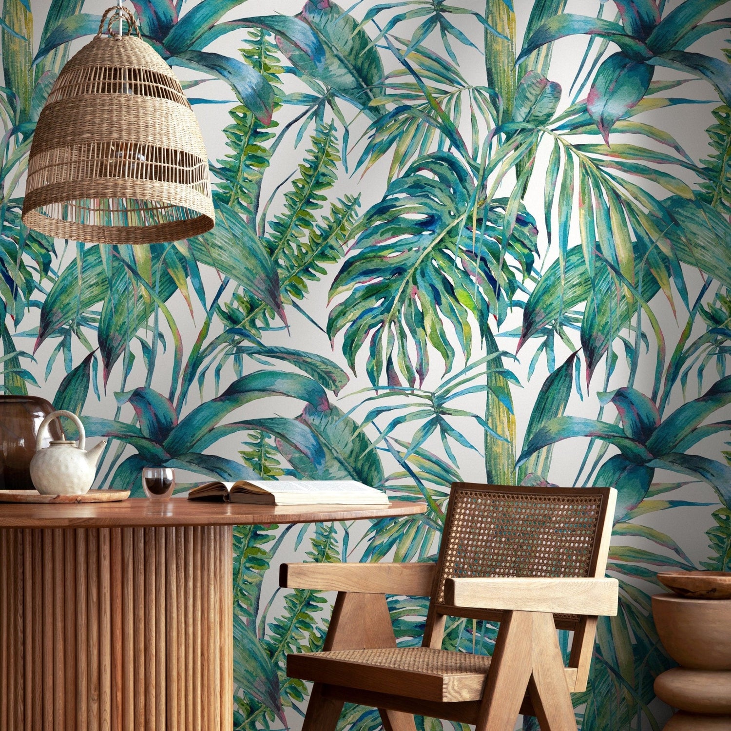 Tropical Jungle Paradise Wallpaper - A285 - WallTrend