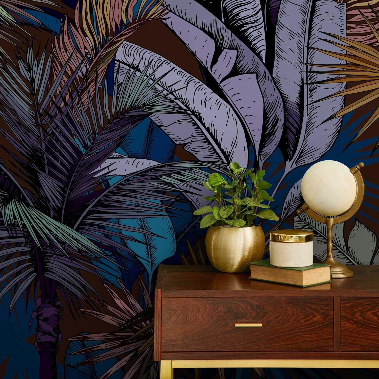 Tropical Jungle Paradise Wallpaper - A763 - WallTrend
