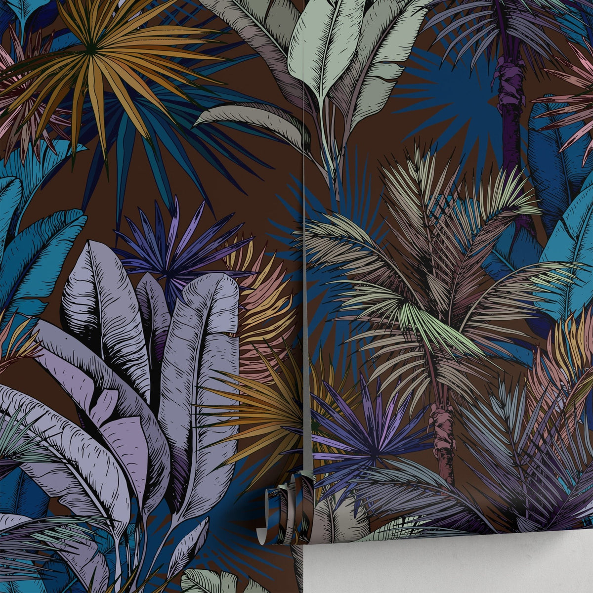 Tropical Jungle Paradise Wallpaper - A763 - WallTrend