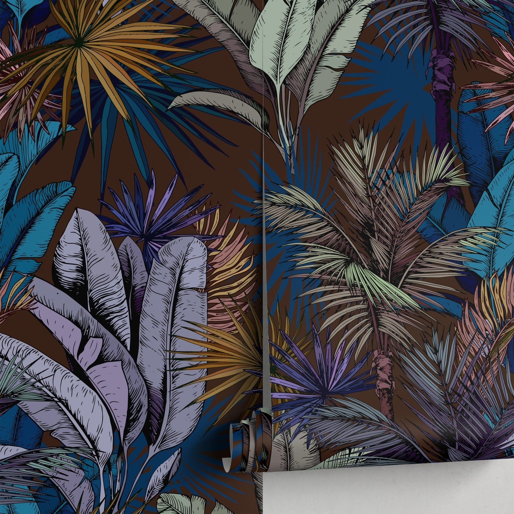 Tropical Jungle Paradise Wallpaper - A763 - WallTrend