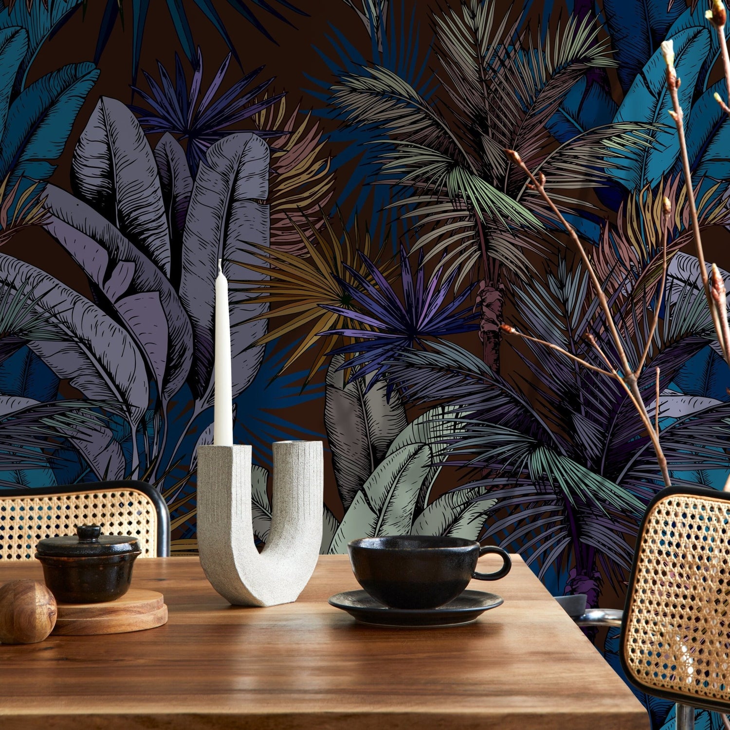 Tropical Jungle Paradise Wallpaper - A763 - WallTrend