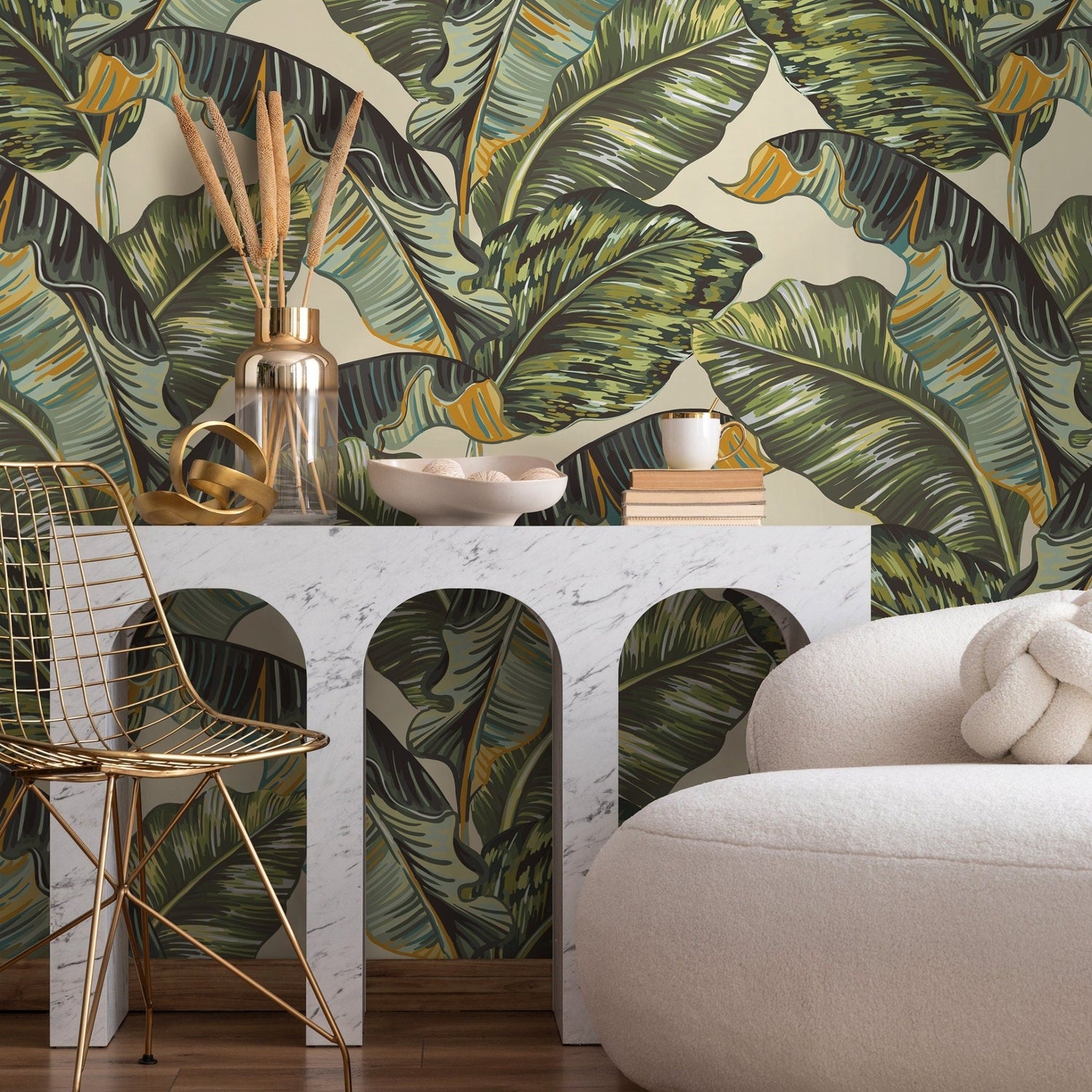 Tropical Leaf Abundance Wallpaper - A218 - WallTrend