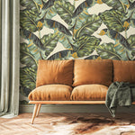 Tropical Leaf Abundance Wallpaper - A218 - WallTrend