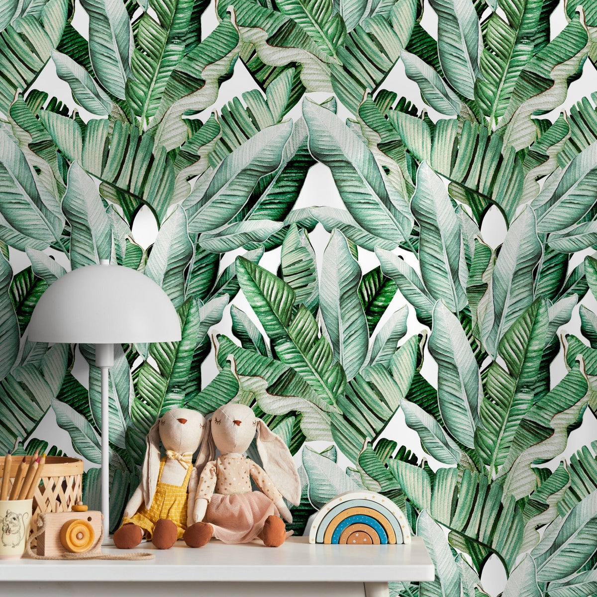 Tropical Leaf Abundance Wallpaper - A527 - WallTrend