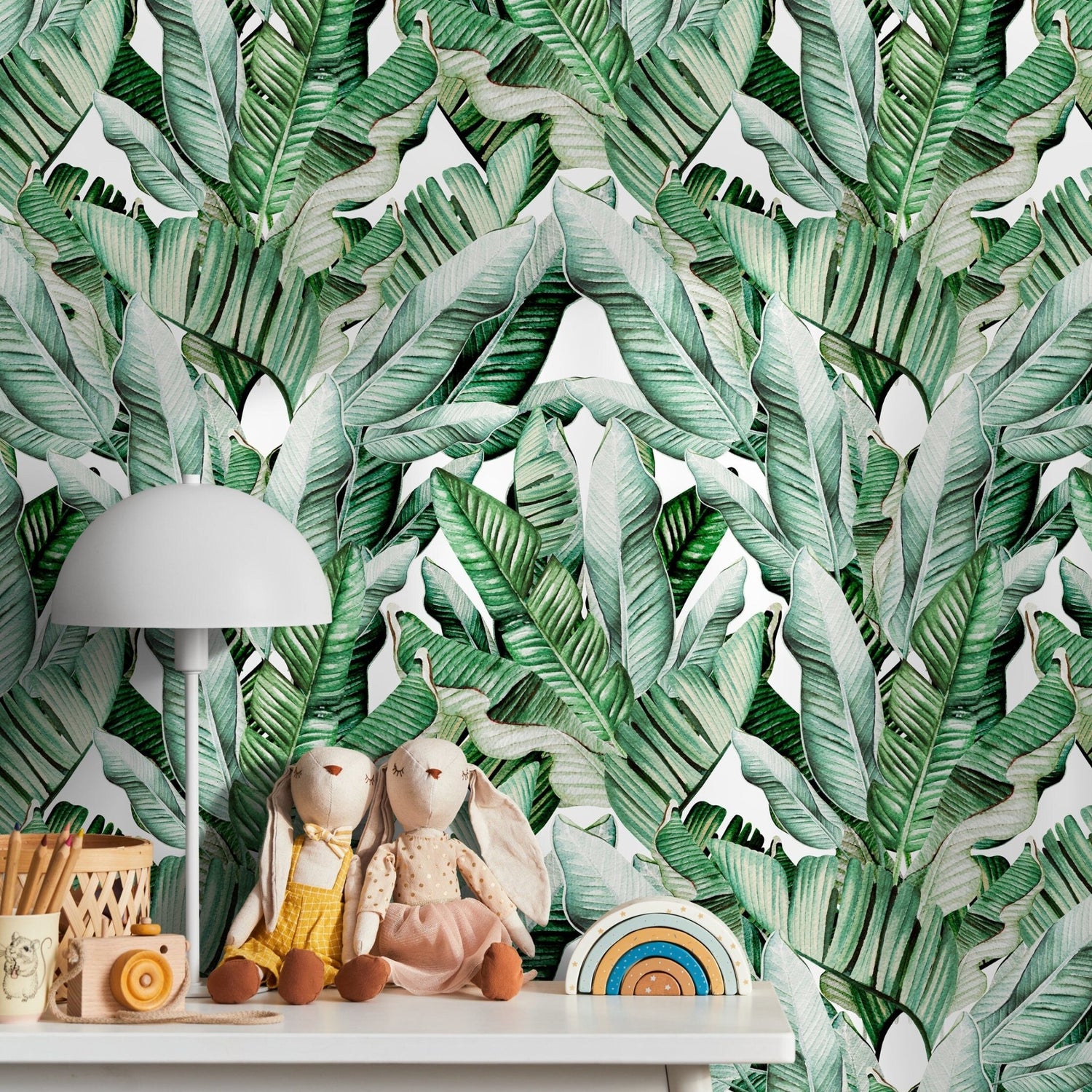 Tropical Leaf Abundance Wallpaper - A527 - WallTrend