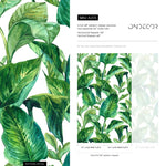 Tropical Leaf Delight Wallpaper - A205 - WallTrend