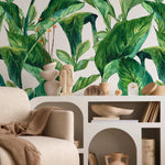 Tropical Leaf Delight Wallpaper - A205 - WallTrend