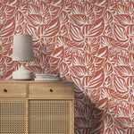 Tropical Leaf Delight Wallpaper - D650 - WallTrend