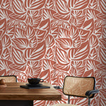 Tropical Leaf Delight Wallpaper - D650 - WallTrend