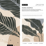 Tropical Leaf Elegance Wallpaper - B958 - WallTrend