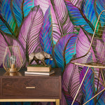 Tropical Leaf Extravaganza Wallpaper - A964 - WallTrend