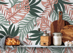 Tropical Leaf Harmony Wallpaper - C057 - WallTrend