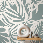 Tropical Leaf Harmony Wallpaper - D664 - WallTrend