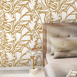 Tropical Leaf Impressions Wallpaper - D642 - WallTrend