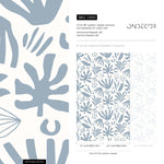 Tropical Leaf Impressions Wallpaper - D683 - WallTrend