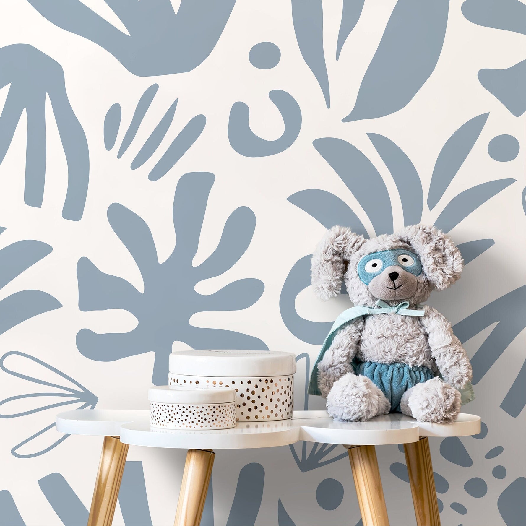 Tropical Leaf Impressions Wallpaper - D683 - WallTrend