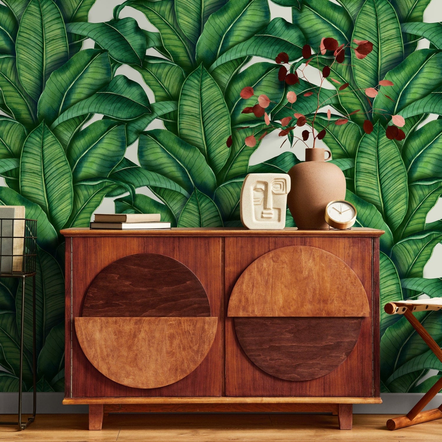 Tropical Leaf Paradise Wallpaper - A256 - WallTrend