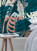 Tropical Leaves Jungle Wallpaper - A832 - WallTrend