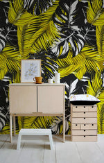 Tropical Leaves Wallpaper - B139 - WallTrend