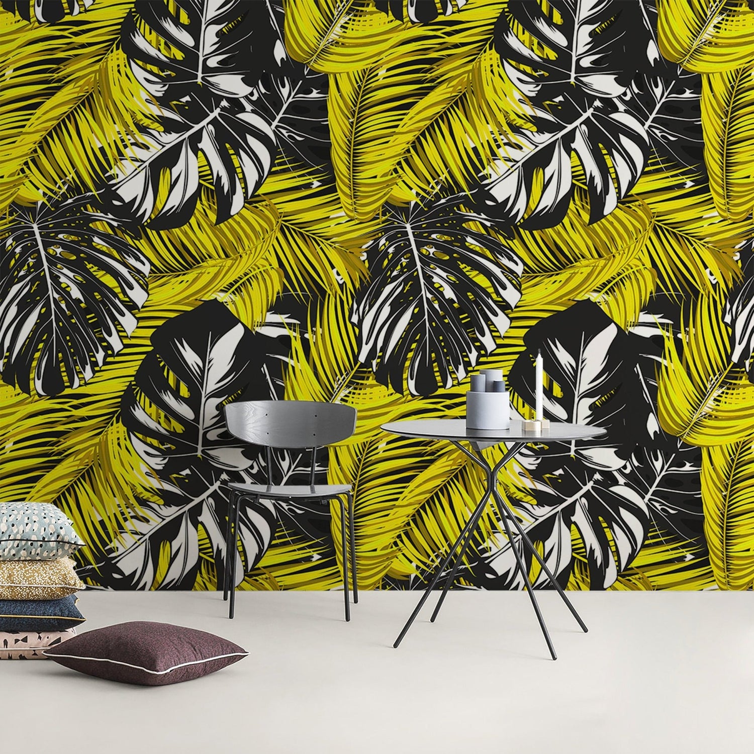 Tropical Leaves Wallpaper - B139 - WallTrend