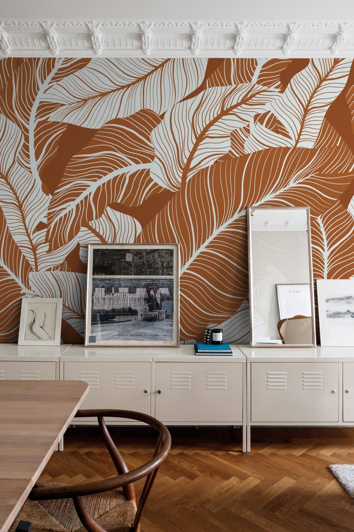 Tropical Leaves Wallpaper - B957 - WallTrend