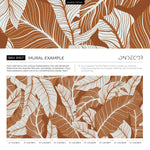 Tropical Leaves Wallpaper - B957 - WallTrend