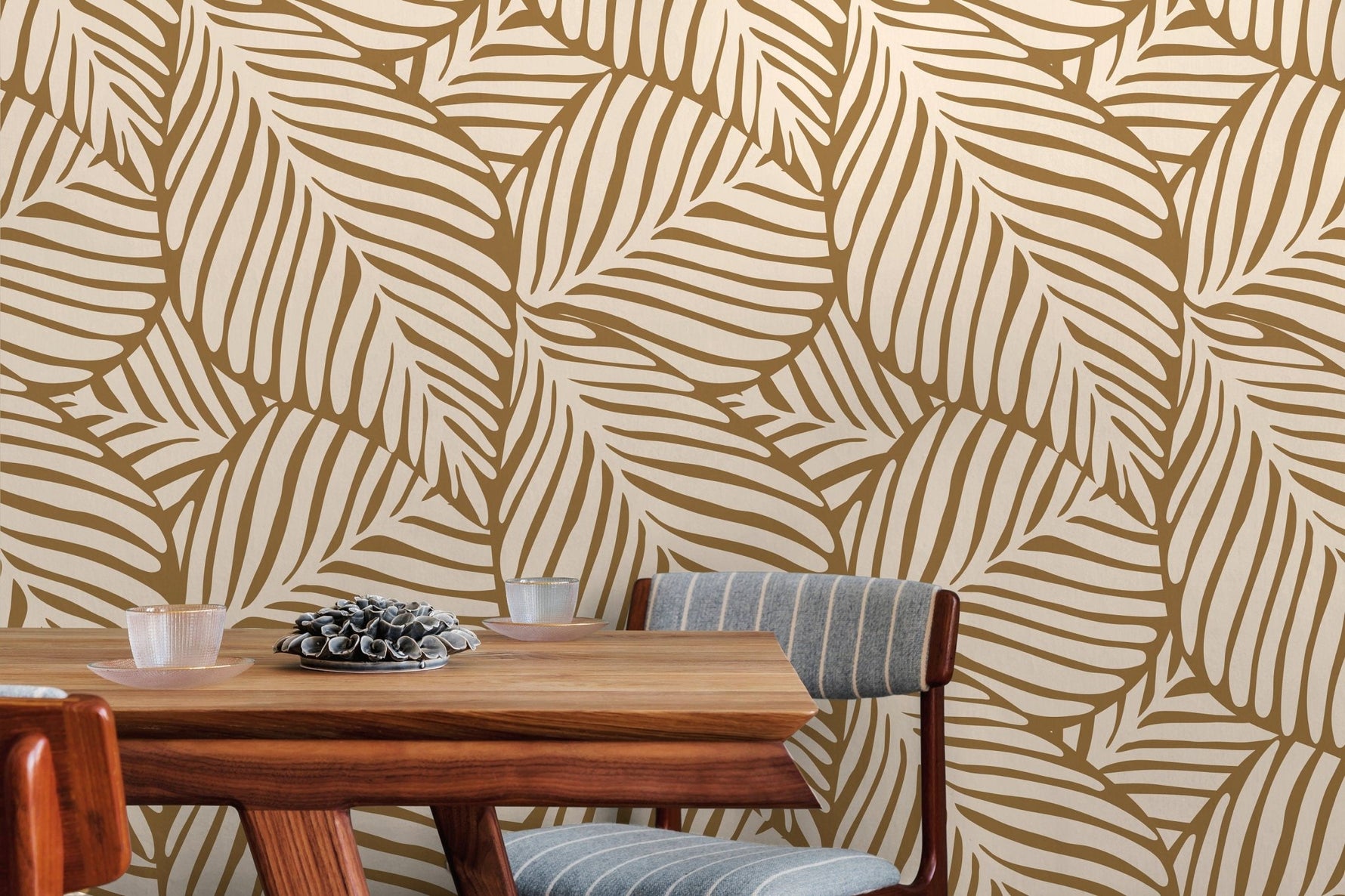 Tropical Leaves Wallpaper - C108 - WallTrend