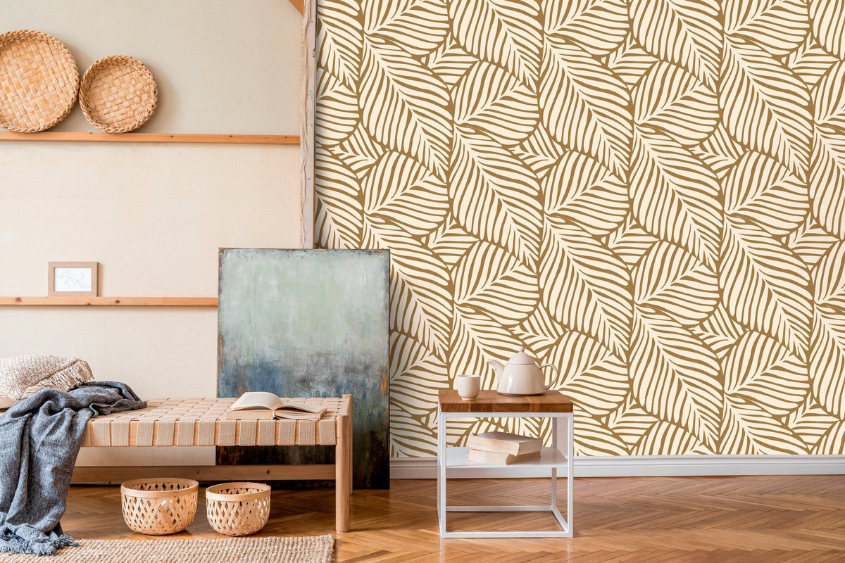 Tropical Leaves Wallpaper - C108 - WallTrend