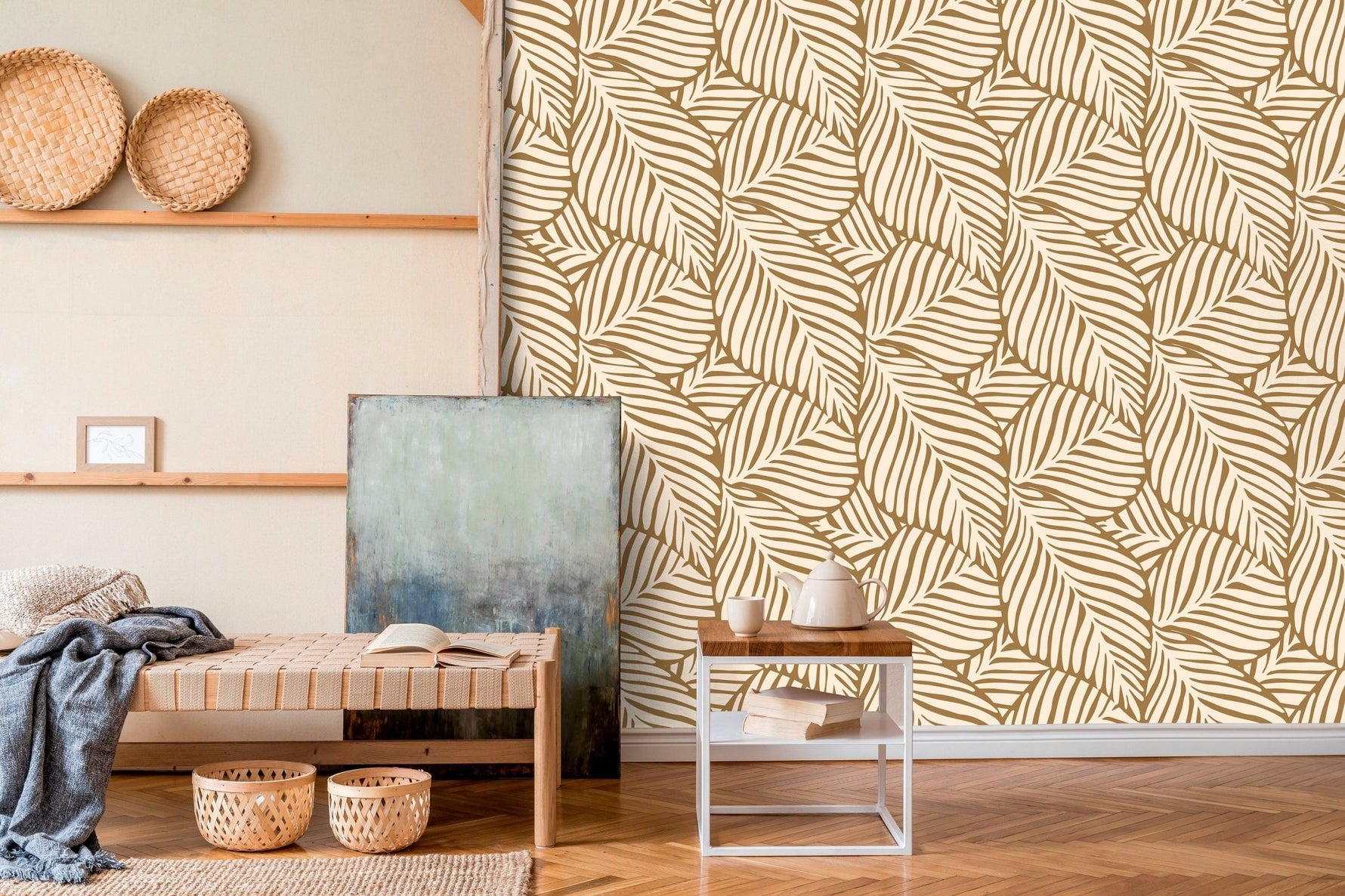 Tropical Leaves Wallpaper - C108 - WallTrend