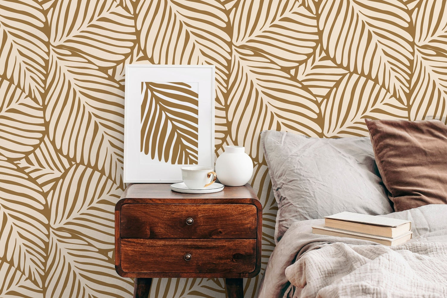 Tropical Leaves Wallpaper - C108 - WallTrend
