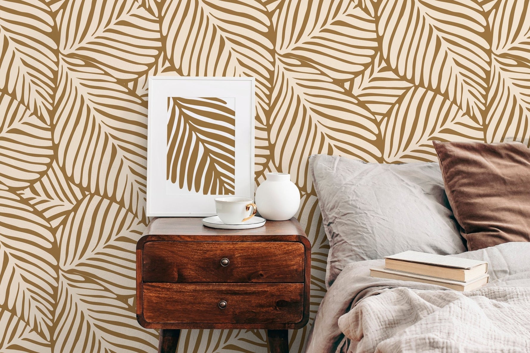 Tropical Leaves Wallpaper - C108 - WallTrend